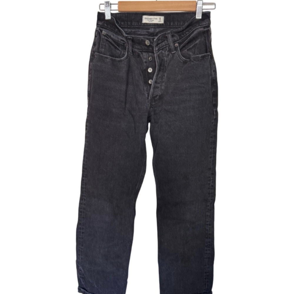 Abercrombie & Fitch The 90s Baggy Low Rise Denim Jeans Size 25/0